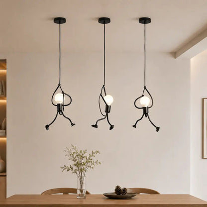 Lumo Modern Black Pendant Light – Sculptural Design for Stylish Interiors 1
