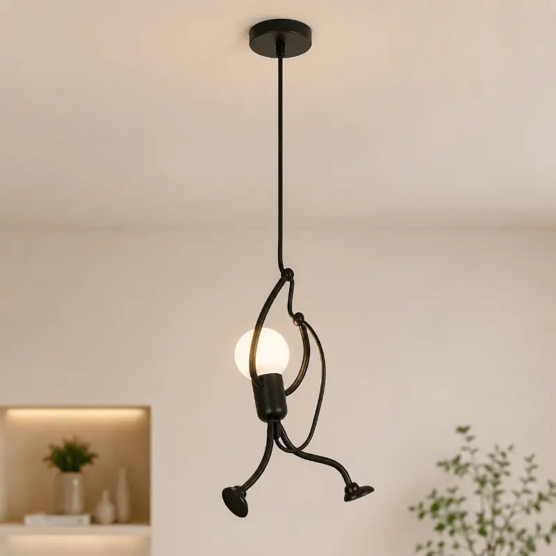 Lumo Modern Black Pendant Light – Sculptural Design for Stylish Interiors 2