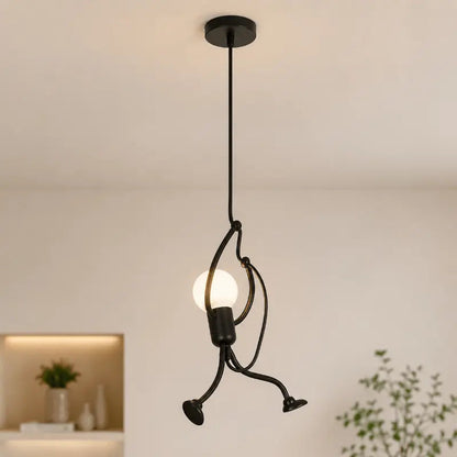 Lumo Modern Black Pendant Light – Sculptural Design for Stylish Interiors 2