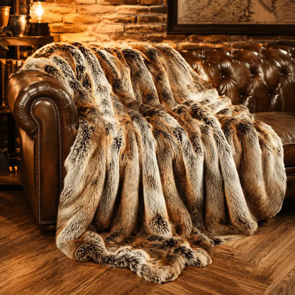 Luxe Women’s Faux Fur Throw Blanket – Ultra-Soft Comfort for Cozy Evenings 3