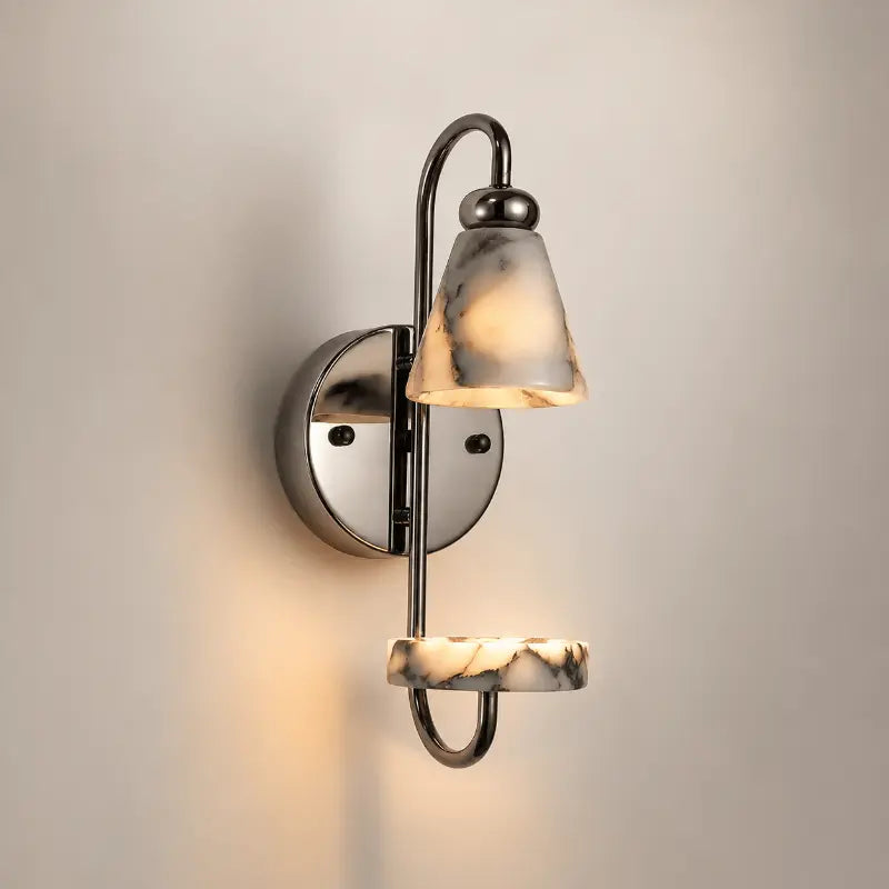 Mara Modern Marble Wall Sconce – Elegant Vertical Lighting for Any Room 0