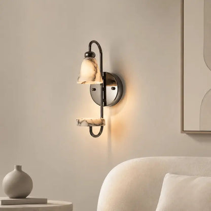 Mara Modern Marble Wall Sconce – Elegant Vertical Lighting for Any Room 3
