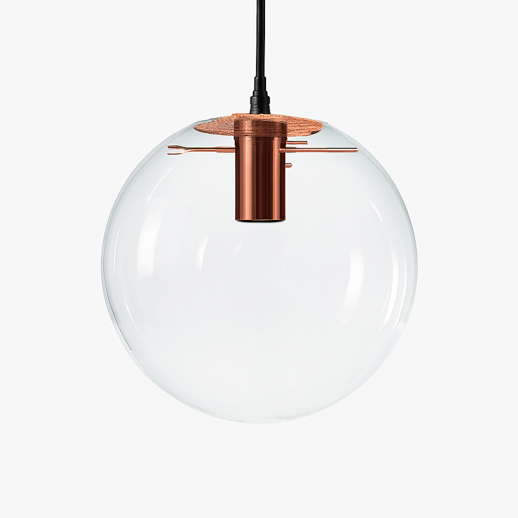 Kina Modern Glass Ball Pendant Light – Elegant Design for Stylish Interiors
