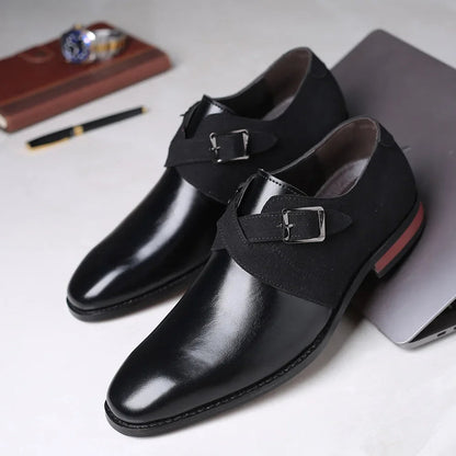 Maverick Men's Suede Loafers – Dual-Tone Comfort for Formal Occasions 1