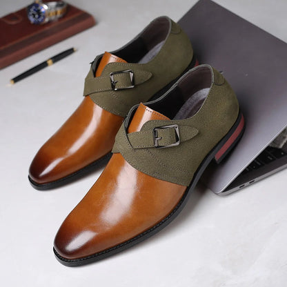 Maverick Men's Suede Loafers – Dual-Tone Comfort for Formal Occasions 2