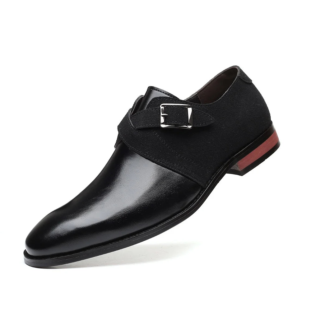Maverick Men's Suede Loafers – Dual-Tone Comfort for Formal Occasions 5