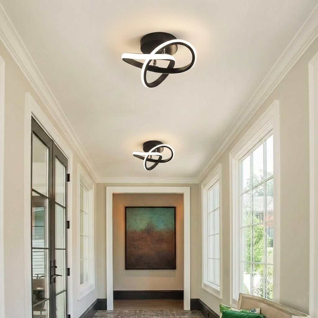 Melo Modern White LED Ceiling Light Fixture – for Contemporary Spaces