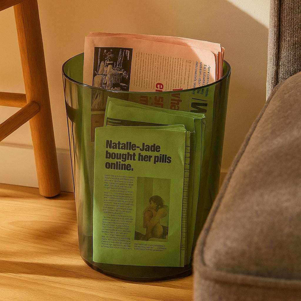 Mira Kitchen Bin – Transparent Design for Minimalist Waste Management 0