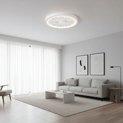 Delion Modern Minimalist Flush Mount Ceiling Light –  LED for Elegant Spaces