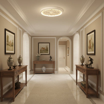 Delion Modern Minimalist Flush Mount Ceiling Light –  LED for Elegant Spaces