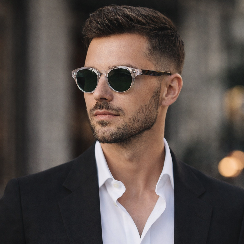 Malil Glen Unisex Stylish Sunglasses – Lightweight Round Design for All-Day Comfort