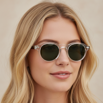 Malil Glen Unisex Stylish Sunglasses – Lightweight Round Design for All-Day Comfort