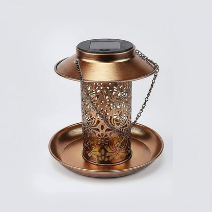 NaturaBird Outdoor Bird Feeding Station – Weather-Resistant with Solar Night Light 1