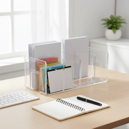 Nexa Desk Organizer for Home Office – Durable Acrylic Desk Tidy Solution 3