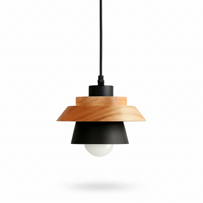 Noran Nordic Pendant Light – Stylish Metal and Wood Design for Modern Spaces