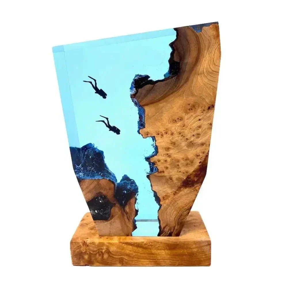 Nove Artistic Diver Table Lamp – Adjustable LED Lighting for Cozy Ambiance 1