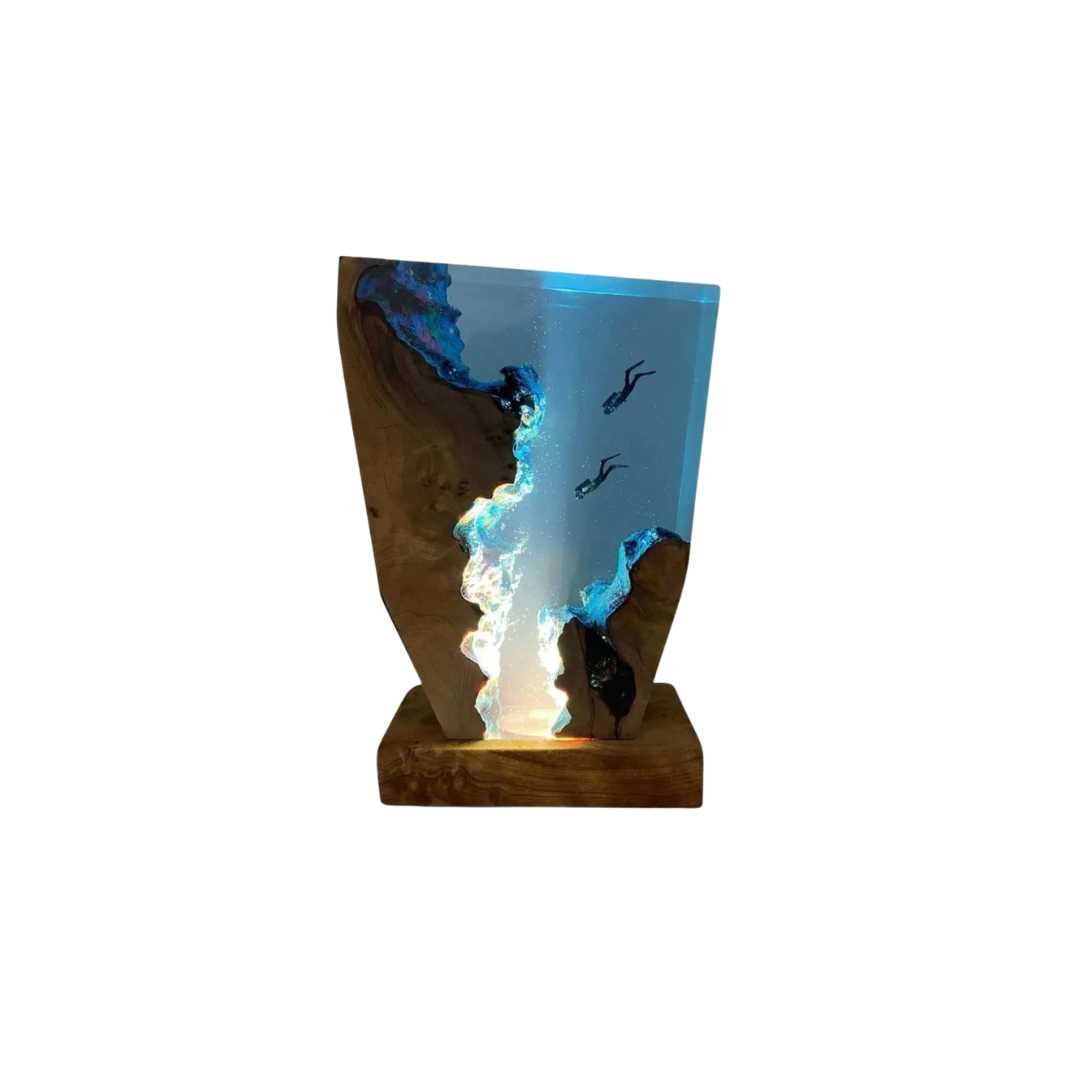 Nove Artistic Diver Table Lamp – Adjustable LED Lighting for Cozy Ambiance 6