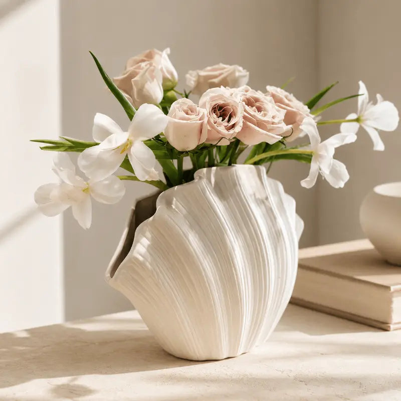 Orla Modern Decorative Vase – Organic Resin Design for Interior Accents 0