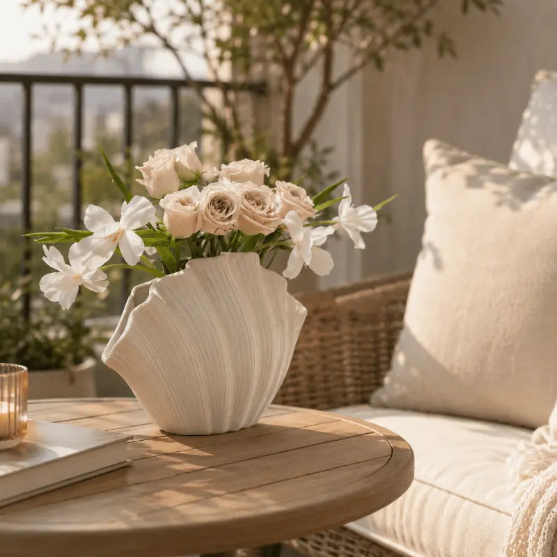 Orla Modern Decorative Vase – Organic Resin Design for Interior Accents 1