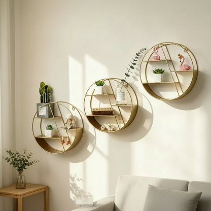 Pavo Modern Nordic Wall Display Stand – Irregular Iron Craft for Artistic Home Decor 2