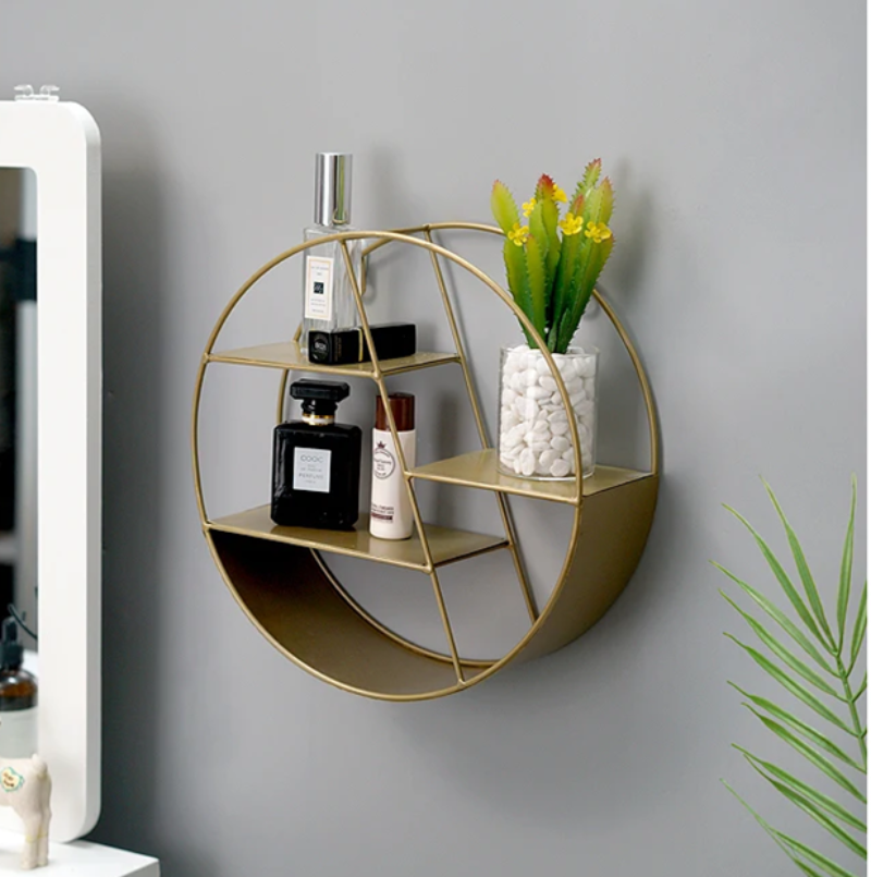 Pavo Modern Nordic Wall Display Stand – Irregular Iron Craft for Artistic Home Decor 3