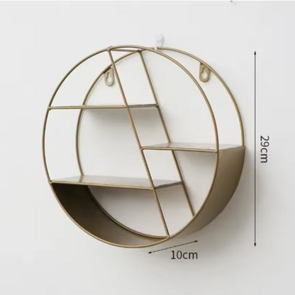Pavo Modern Nordic Wall Display Stand – Irregular Iron Craft for Artistic Home Decor 5