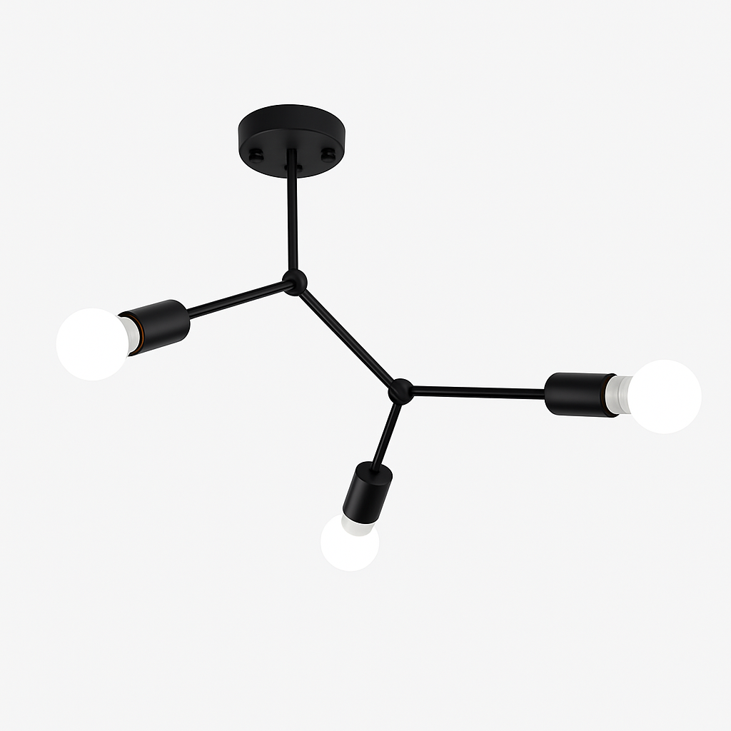 Orelia Retro Ceiling Light Fixture – Multi-Head Design for Elegant Spaces
