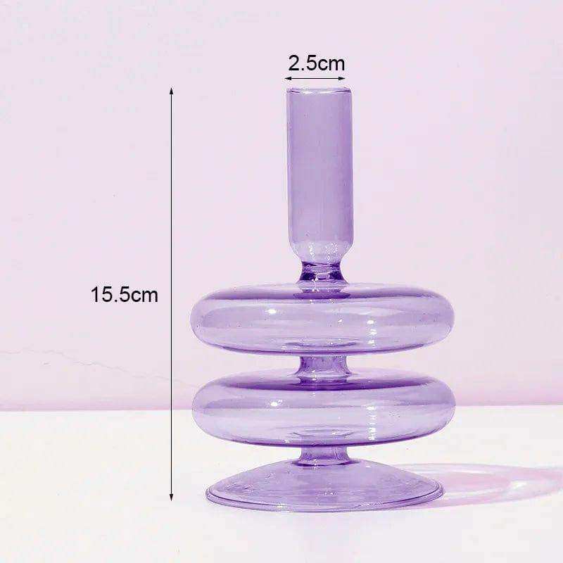 Raven Stylish Glass Candle Holders – Elegant Decorative Accent for Home Decor 12