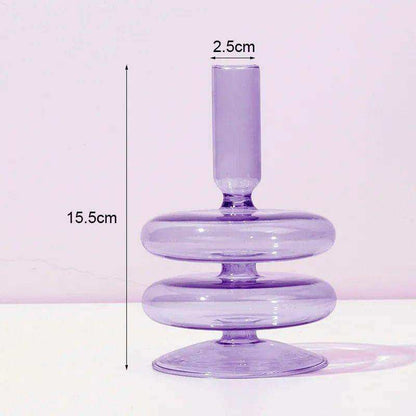 Raven Stylish Glass Candle Holders – Elegant Decorative Accent for Home Decor 12