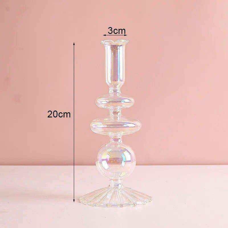 Raven Stylish Glass Candle Holders – Elegant Decorative Accent for Home Decor 13