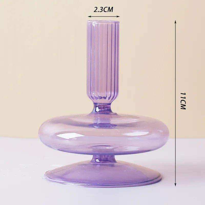 Raven Stylish Glass Candle Holders – Elegant Decorative Accent for Home Decor 14