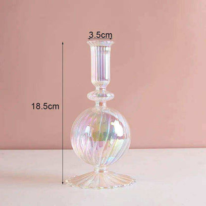 Raven Stylish Glass Candle Holders – Elegant Decorative Accent for Home Decor 15