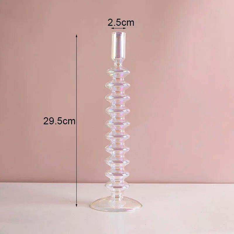 Raven Stylish Glass Candle Holders – Elegant Decorative Accent for Home Decor 16