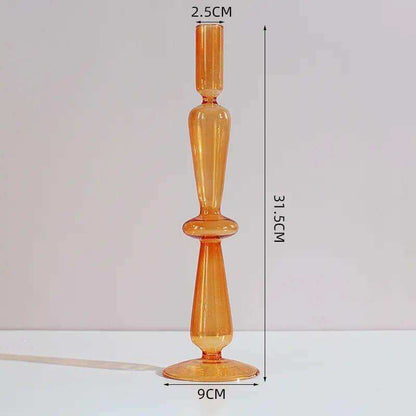 Raven Stylish Glass Candle Holders – Elegant Decorative Accent for Home Decor 17