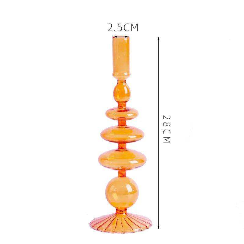 Raven Stylish Glass Candle Holders – Elegant Decorative Accent for Home Decor 18