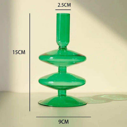 Raven Stylish Glass Candle Holders – Elegant Decorative Accent for Home Decor 19