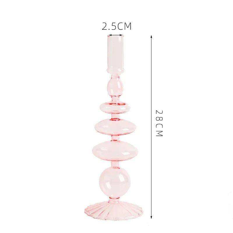 Raven Stylish Glass Candle Holders – Elegant Decorative Accent for Home Decor 20