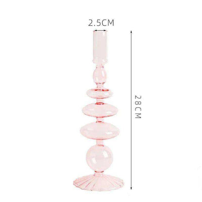 Raven Stylish Glass Candle Holders – Elegant Decorative Accent for Home Decor 20