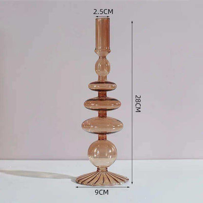 Raven Stylish Glass Candle Holders – Elegant Decorative Accent for Home Decor 22