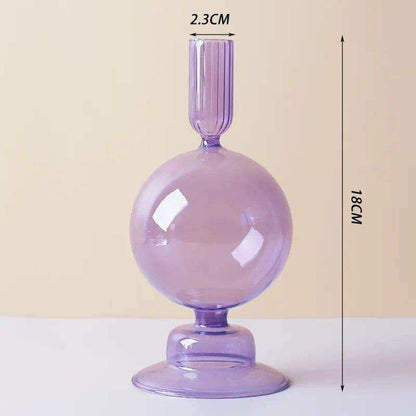 Raven Stylish Glass Candle Holders – Elegant Decorative Accent for Home Decor 26