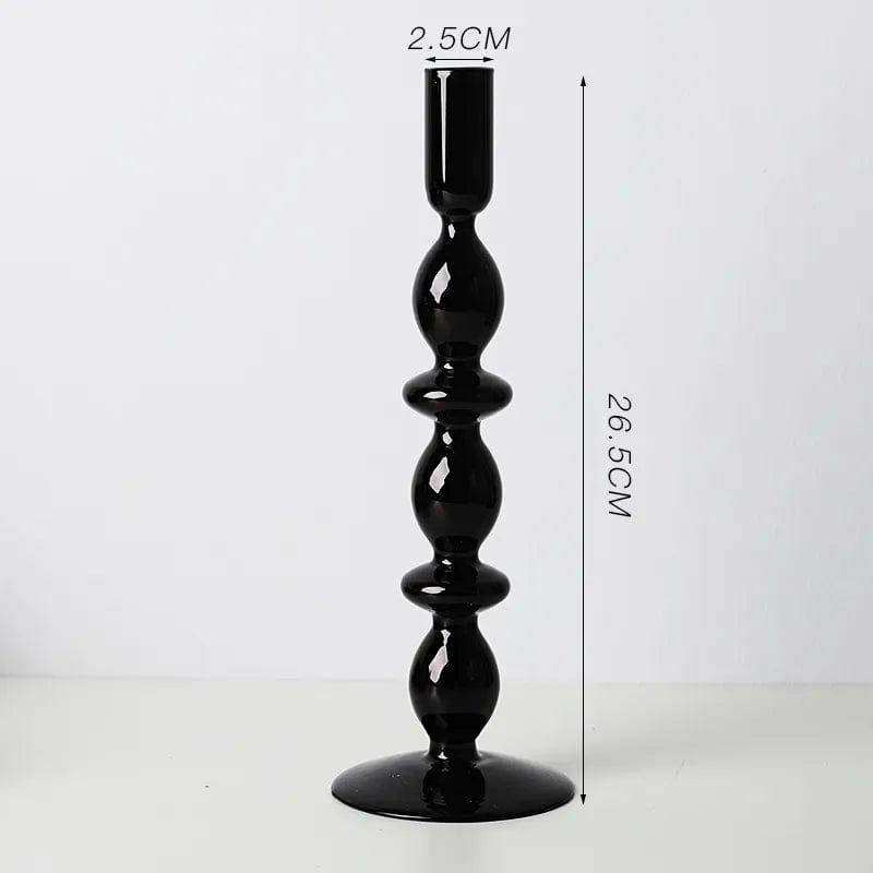 Raven Stylish Glass Candle Holders – Elegant Decorative Accent for Home Decor 29