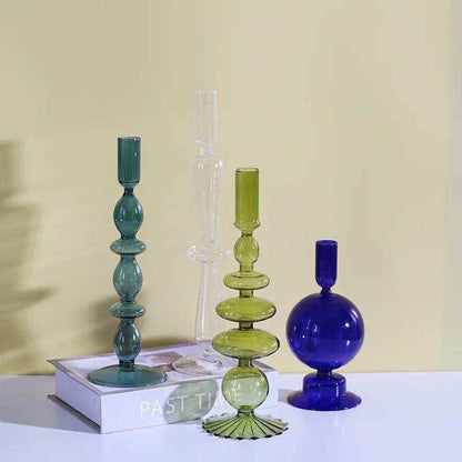 Raven Stylish Glass Candle Holders – Elegant Decorative Accent for Home Decor 6