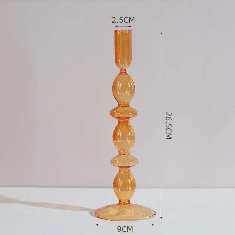 Raven Stylish Glass Candle Holders – Elegant Decorative Accent for Home Decor 7