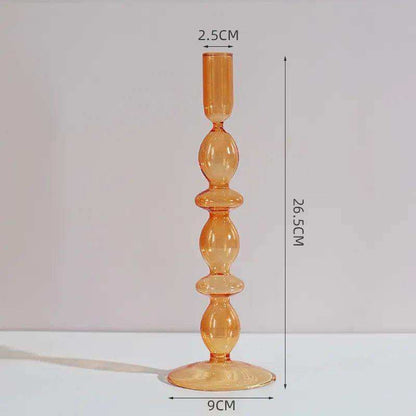 Raven Stylish Glass Candle Holders – Elegant Decorative Accent for Home Decor 7