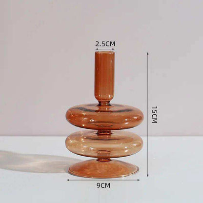 Raven Stylish Glass Candle Holders – Elegant Decorative Accent for Home Decor 9