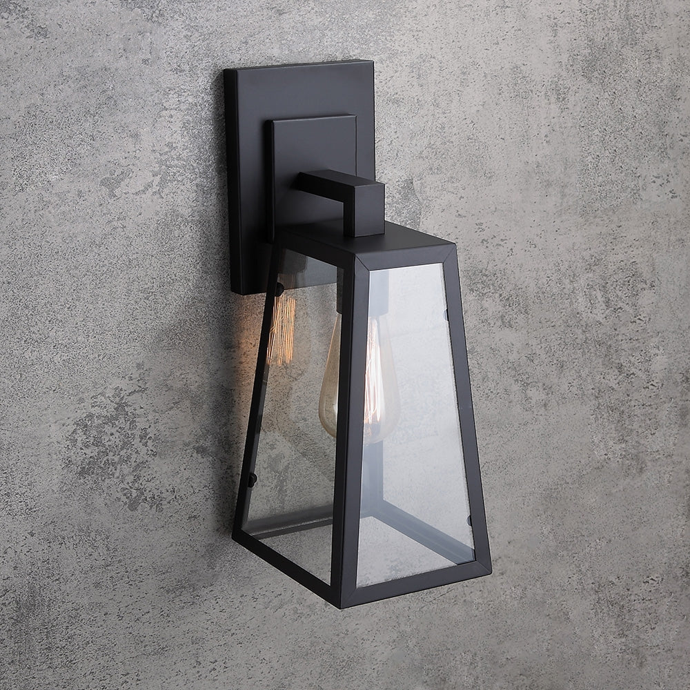 Ravio Outdoor Wall Lantern Sconce – Vintage Matte Black Classic Lighting 5