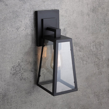 Ravio Outdoor Wall Lantern Sconce – Vintage Matte Black Classic Lighting 5