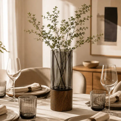 Reno Retro Glass Vase – Minimalist Design for Elegant Home Decor 1