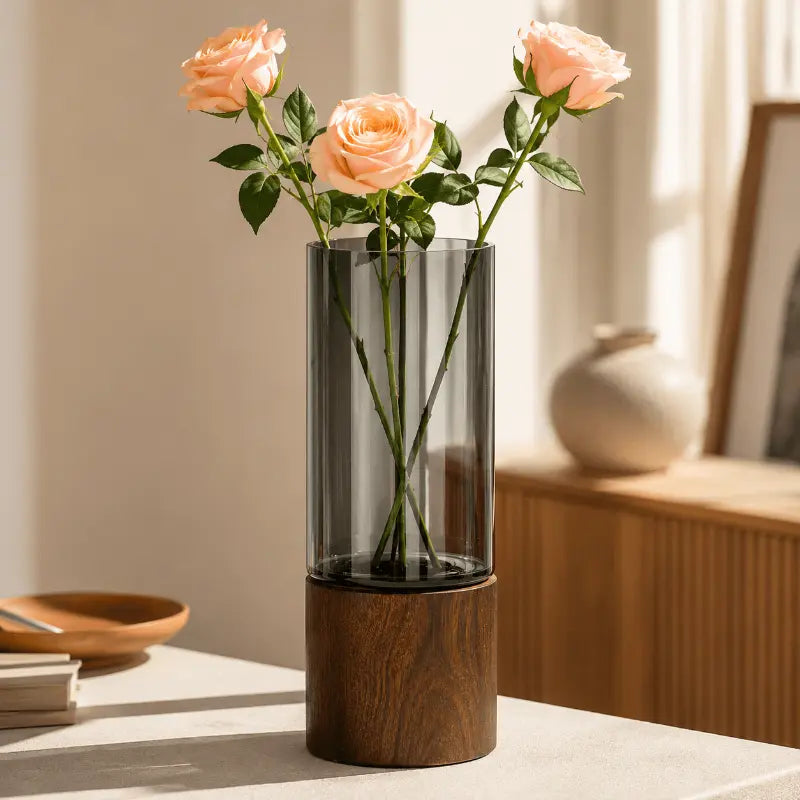 Reno Retro Glass Vase – Minimalist Design for Elegant Home Decor 2