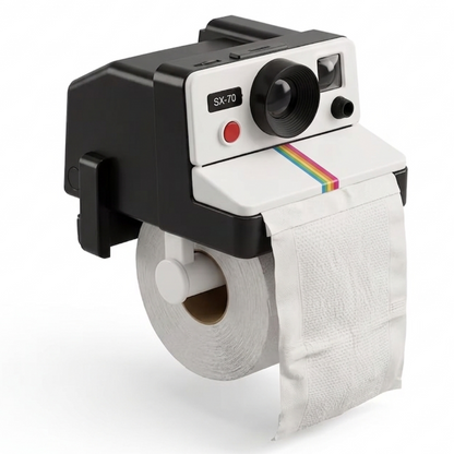 RetroCam Toilet Paper Holder – Unique SX-70 Design for Neat Bathroom Style 0